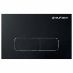 Cheap โ Swiss Madison Wall Mount Dual Flush Actuator Plate With Rectangle Push Buttons In Matte Black โจ