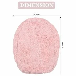 Best Pirce 👏 Home Weavers Inc. Waterford Collection Lid Cover 18"x18", Pink ⌛ -Grohe Shop 06e10629031b8e1e 5108 w800 h800 b1 p0