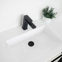 Cheap 🔥 Stylish Bathroom Vanity Sink Pop-Up Drain With Overflow, Matte Black 🧨 -Grohe Shop 0d519827009ae30a 0382 w800 h800 b0 p0