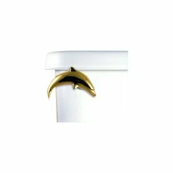 Cheapest 🎁 Functional Fine Art Dolphin Toilet Flush Handle, Gold 🔔