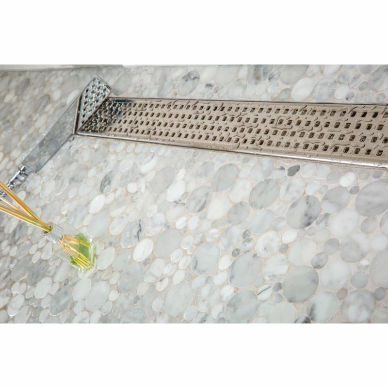 Outlet 💯 Linear Shower Drain, Brushed Nickel Square Design By Serene Drains, 35" 🤩 8 Outlet 💯 Linear Shower Drain, Brushed Nickel Square Design By Serene Drains, 35" 🤩 - Image 6