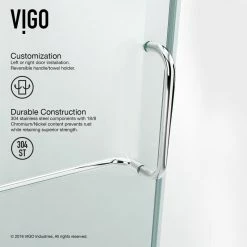 Deals ❤️ VIGO Monteray 30"x38'' Frameless Shower Enclosure Without Base, Chrome 💯 -Grohe Shop 257134ae0e9d8793 0815 w800 h800 b0 p0