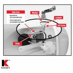 Budget ⌛ Keeney Holdings LLC Keeney PP836-71 Universal Decorative Toilet Tank Lever Faucet Style, Venetian Br 👏 -Grohe Shop 27d16c640cdf2cbb 6973 w800 h800 b1 p0