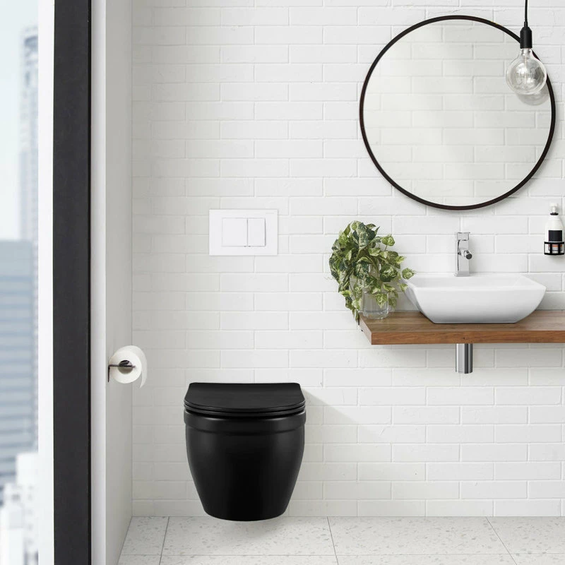 Cheapest 😀 Swiss Madison Wall Mount Dual Flush Actuator Plate With Square Push Buttons, Matte White 😉 4 Cheapest 😀 Swiss Madison Wall Mount Dual Flush Actuator Plate With Square Push Buttons, Matte White 😉 - Image 2