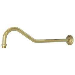 Promo 🛒 Kingston Brass Showerscape 17" Shower Arm, Polished Brass ⌛