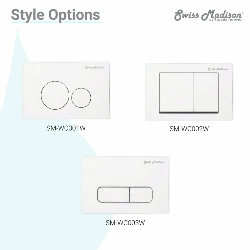 Coupon 😉 Swiss Madison Wall Mount Actuator Flush Push Button Plate 🎁 5 Coupon 😉 Swiss Madison Wall Mount Actuator Flush Push Button Plate 🎁 - Image 3