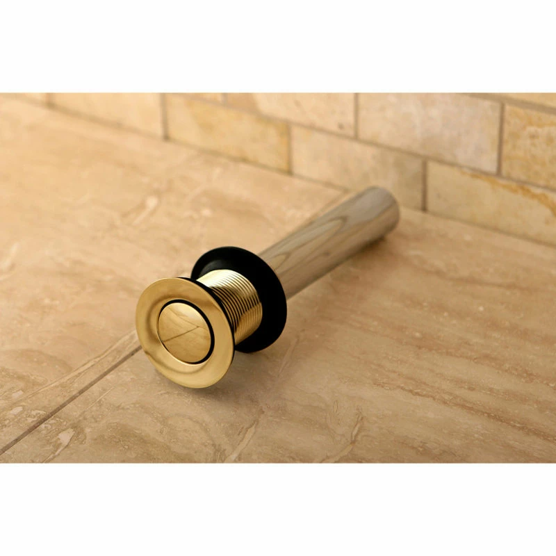 Best Pirce 😉 Kingston Brass Fauceture Push Pop-Up Drain Without Overflow, Polished Brass ❤️ 4 Best Pirce 😉 Kingston Brass Fauceture Push Pop-Up Drain Without Overflow, Polished Brass ❤️ - Image 2