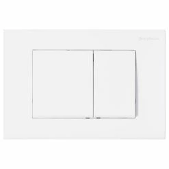 Cheapest ๐ Swiss Madison Wall Mount Dual Flush Actuator Plate With Square Push Buttons, Matte White ๐