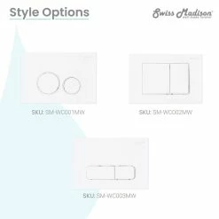 Cheapest 😀 Swiss Madison Wall Mount Dual Flush Actuator Plate With Square Push Buttons, Matte White 😉 7 Cheapest 😀 Swiss Madison Wall Mount Dual Flush Actuator Plate With Square Push Buttons, Matte White 😉 -Grohe Shop 90818b93025eb46d 5044 w800 h800 b0 p0