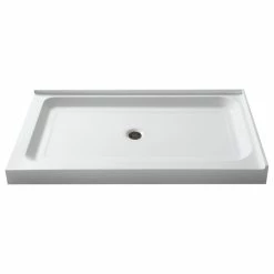 Coupon ⌛ ANZZI Port 36 X 48 In. Double Threshold Shower Base In White - SB-AZ022L 👏