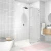 Best Sale 💯 Glass Warehouse 78"x28" Frameless Shower Door Single Fixed Panel, Oil Rubbed Bronze 🌟