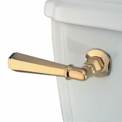 New 🤩 Kingston Brass Toilet Tank Lever, Polished Brass 🎁