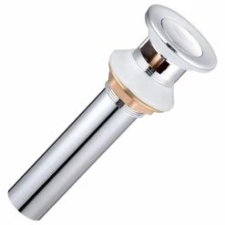 Hot Sale ⌛ Yescom Aquaterior 1 3/8" Pop Up Drain Stopper With Overflow Bathroom Lavatory Vessel 👏