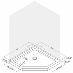 Coupon 👏 DreamLine SlimLine 36"x36" Neo-Angle Shower Base, Black Finish 👍 -Grohe Shop dc71b10602ffe4f1 7768 w800 h800 b1 p0