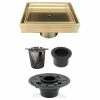 Best reviews of 👏 Serene Drains Satin Gold Tile Insert 5 Inch Drain By SereneDrains, Complete Drain Set ⭐
