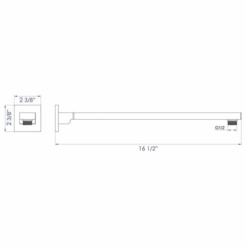 Best deal ๐งจ Alfi Trade ALFI 16" Wall Mounted Square Shower Arm, Polished Chrome ๐ 7 Best deal ๐งจ Alfi Trade ALFI 16" Wall Mounted Square Shower Arm, Polished Chrome ๐ - Image 5