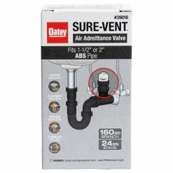 Best deal 👍 Oatey Sure-Vent 1-1/2" Air Admittance Valve, 160 Branch, 24 Stack, Abs 😀 -Grohe Shop f3a1a32000410f9f 9564 w800 h800 b1 p0