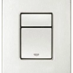 Outlet 😉 GROHE US Skate Cosmopolitan Actuation Plate, Real Steel 🧨