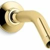 Promo 🥰 Kohler Shower Arm & Flange,5-3/8" Long, Vibrant Polished Brass 🥰