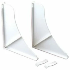 Cheapest 🧨 Delta Faucet Delta® 76814WH Shower Splash Guards, White, 2-Pack 🧨