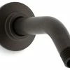 Promo ⌛ Kohler K-7395 5-3/8" Wall Mounted Shower Arm And Flange - Oil Rubbed Bronze 🤩