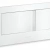 New 😉 Kohler Veil Flush Actuator Plate For 2"X6" In-Wall Tank & Carrier System, White 👏 -Grohe Shop home design 141