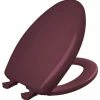 Hot Sale 🔥 Bemis Residential Elongated Plastic Toilet Seat, Loganberry 🥰 -Grohe Shop home design 158