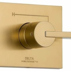 Best deal 🤩 Delta Faucet Delta Vero Monitor 14 Series Valve Only Trim, Champagne Bronze, T14053-CZ 😉
