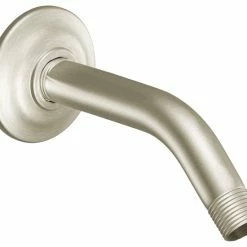 Budget 🔥 Moen Brushed Nickel 8" Shower Arm S122BN 🤩