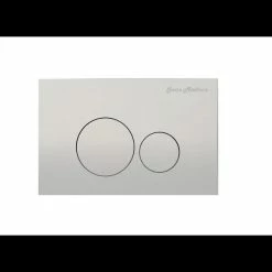 Deals 👍 Swiss Madison SM-WC001 Wall Mount Dual Flush Actuator Plate - Matte Chrome 🥰