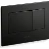 New 🔥 Kohler BevelFlush Actuator Plate For 2"x4" In-Wall Tank System Black 🤩 -Grohe Shop home design 199