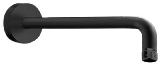 Outlet ✨ Nameeks Matte Black Brass 12 Inch Shower Arm With Flange ✔️ 3 Outlet ✨ Nameeks Matte Black Brass 12 Inch Shower Arm With Flange ✔️