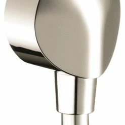 Best Pirce 🧨 Hansgrohe USA Hansgrohe Fixfit Wall Outlet With Check Valves Polished Nickel ⭐