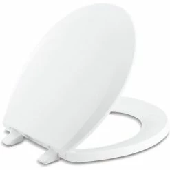 Cheapest 🔥 Kohler Lustra With Quick-Release Hinges Round-Front Toilet Seat, White ⌛
