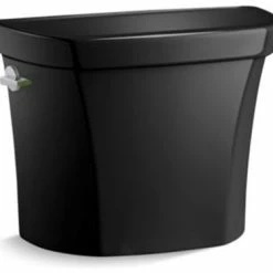 Best Sale 🔥 Kohler Wellworth Dual-Flush Tank, Black 🔔