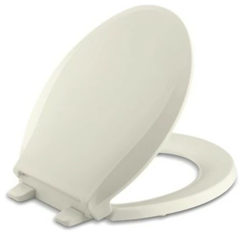 Promo 🤩 Kohler Cachet Quick-Release With Grip-Tight Round-Front Toilet Seat, Biscuit 🔥 3 Promo 🤩 Kohler Cachet Quick-Release With Grip-Tight Round-Front Toilet Seat, Biscuit 🔥